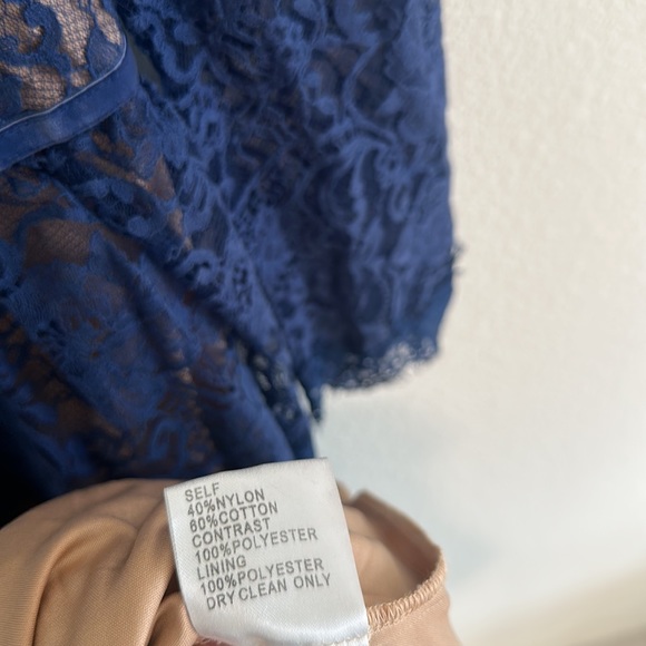 TADASHI SHOJI Illusion Lace Midi Dress - Picture 9 of 10